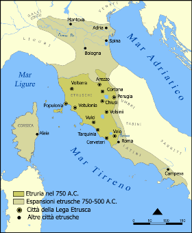 Etruschi - tra IX secolo a.C. e il I secolo a.C.